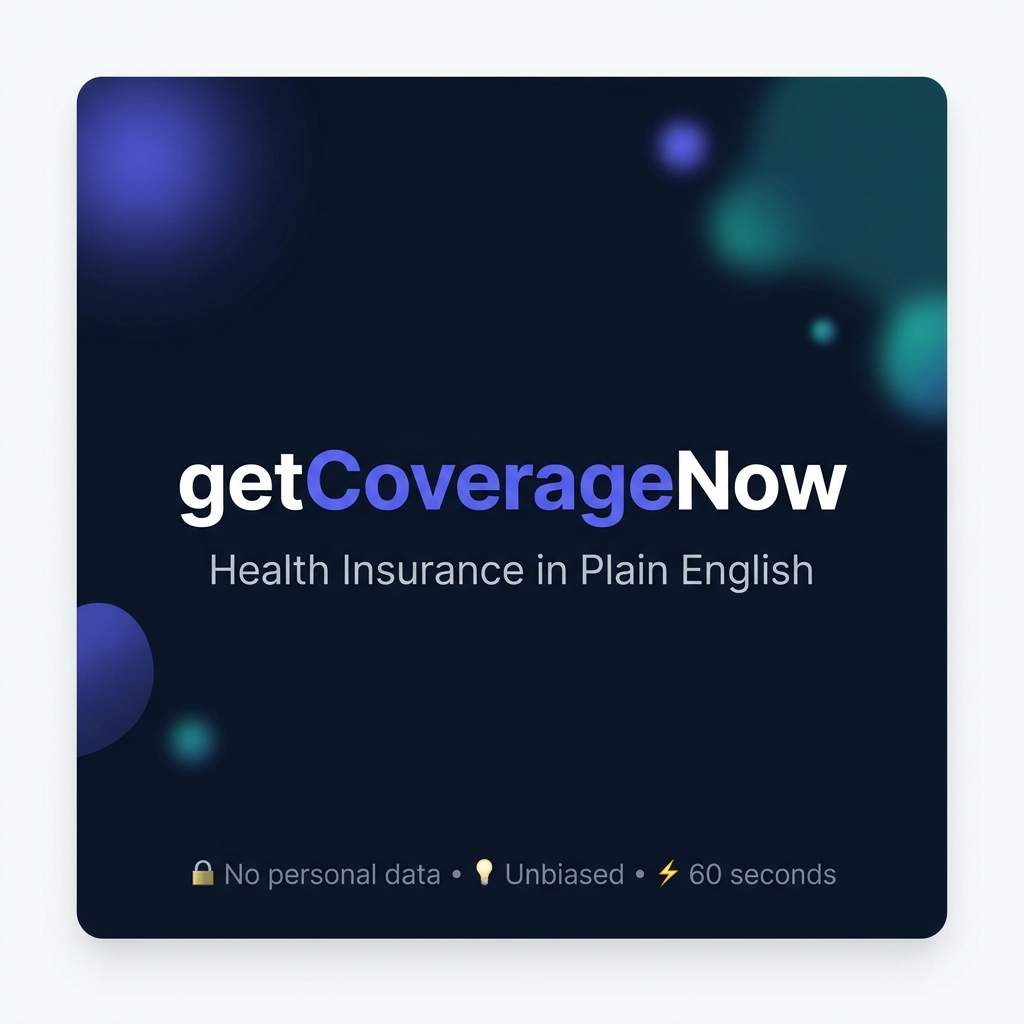 getCoverageNow — (2026) Instant Health Insurance Guide: No Signup Required